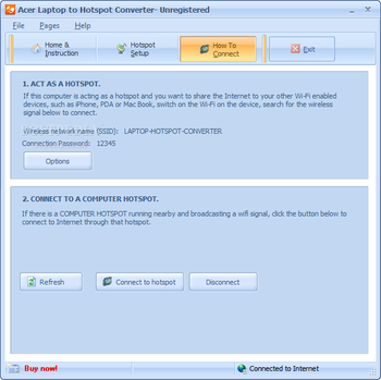 Acer Laptop to Hotspot Converter screenshot 3