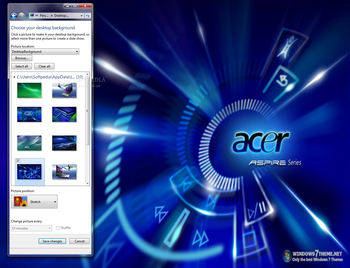 Acer Windows 7 Theme screenshot