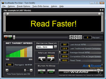 AceReader Pro Deluxe Network screenshot 3