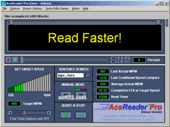 AceReader Pro Deluxe screenshot 2