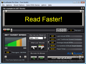 AceReader Pro screenshot