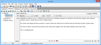 AceText screenshot