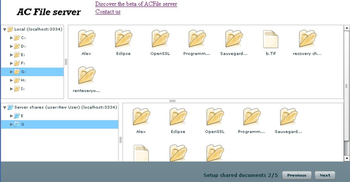 ACFile Server screenshot 2