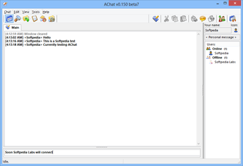 AChat screenshot