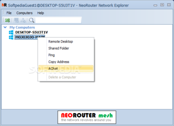 AChat Add-on for NeoRouter screenshot 2