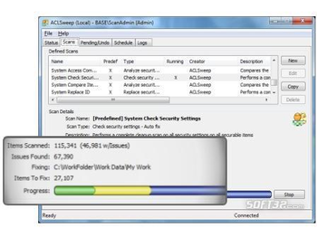 ACLSweep for Windows XP/2003 screenshot 3