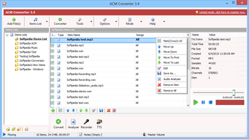ACM Converter screenshot