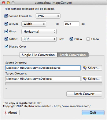 Aconcahua ImageConvert Win screenshot