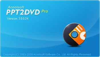Acoolsoft PPT2DVD screenshot