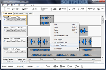 Acoustic Labs Multitrack Plus screenshot