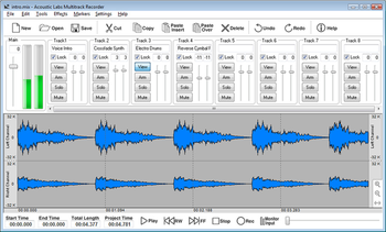 Acoustic Labs Multitrack Recorder screenshot