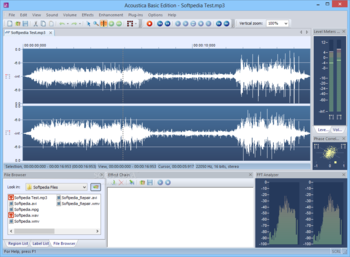 Acoustica Basic Edition screenshot