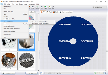 Acoustica CD/DVD Label Maker screenshot 3