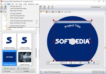 Acoustica CD/DVD Label Maker screenshot 5