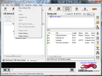 Acoustica MP3 CD Burner screenshot 5