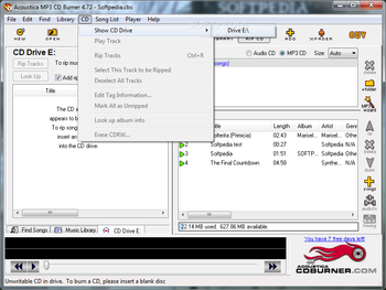 Acoustica MP3 CD Burner screenshot 6