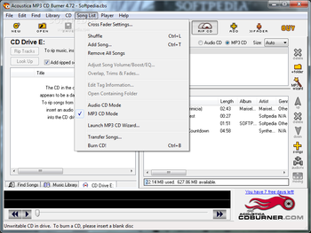 Acoustica MP3 CD Burner screenshot 7