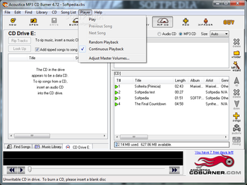 Acoustica MP3 CD Burner screenshot 8