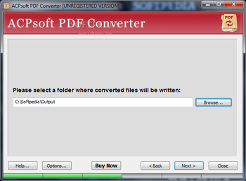 ACPsoft PDF Converter screenshot 3
