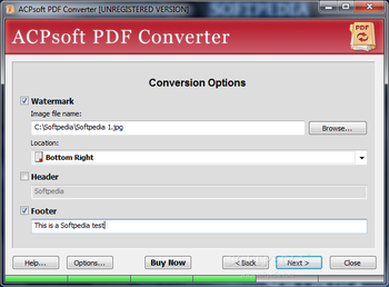 ACPsoft PDF Converter screenshot 4