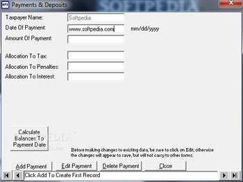 AcQuest Tax Penalty & Interest Evaluator screenshot 3