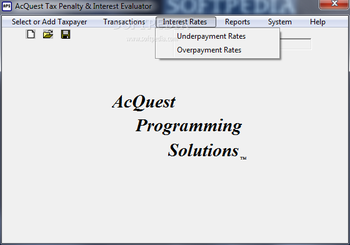 AcQuest Tax Penalty & Interest Evaluator screenshot 6