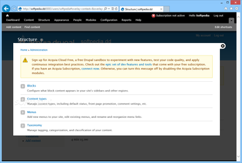 Acquia Dev Desktop screenshot 13