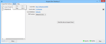 Acquia Dev Desktop screenshot 5