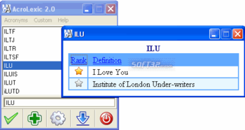 AcroLexic screenshot