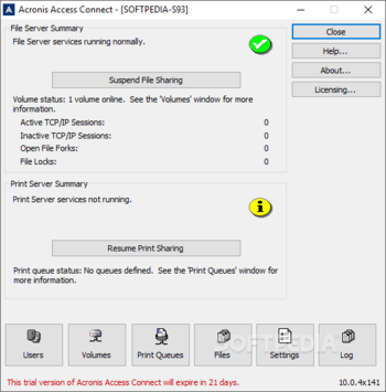 Acronis Access Connect screenshot