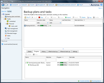 Acronis Backup screenshot 5