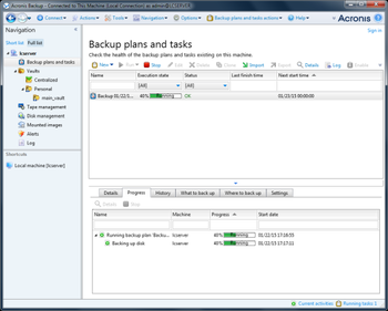 Acronis Backup Advanced for Windows Server screenshot 6