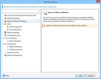 Acronis Backup for Windows Server Essentials screenshot 13