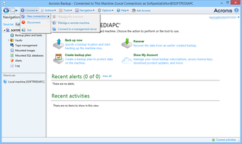Acronis Backup for Windows Server Essentials screenshot 2