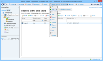 Acronis Backup for Windows Server Essentials screenshot 7