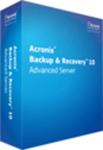 Acronis Backup & Recovery 10 Advanced Server screenshot