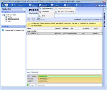 Acronis Disk Director Advanced Server screenshot 11