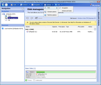 Acronis Disk Director Advanced Server screenshot 12