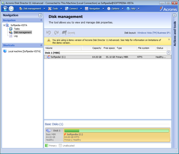 Acronis Disk Director Advanced Server screenshot 2