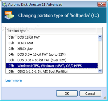 Acronis Disk Director Advanced Server screenshot 7