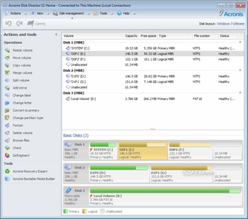 Acronis Disk Director Home screenshot 2