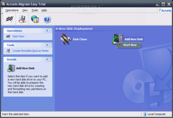 Acronis Migrate Easy screenshot