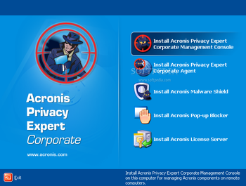 Acronis Privacy Expert Corporate screenshot