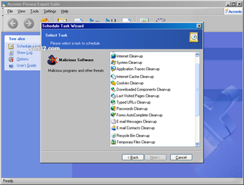 Acronis Privacy Expert Suite screenshot 5