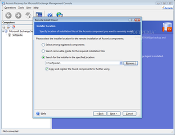 Acronis Recovery for Microsoft Exchange screenshot 4