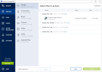 Acronis True Image screenshot 19