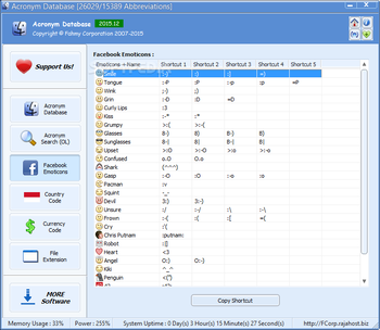 Acronym Database screenshot 3