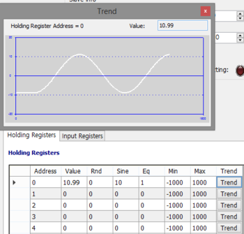 ACS Modbus Simulator screenshot 3