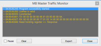 ACS Modbus Simulator screenshot 4