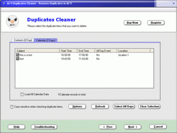 ACT! Duplicates Cleaner screenshot